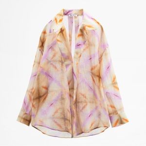 Zara printed shirt